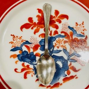JL4-Antique 1835 Collectible Ohio Hotel Silverplate Demitasse Spoon